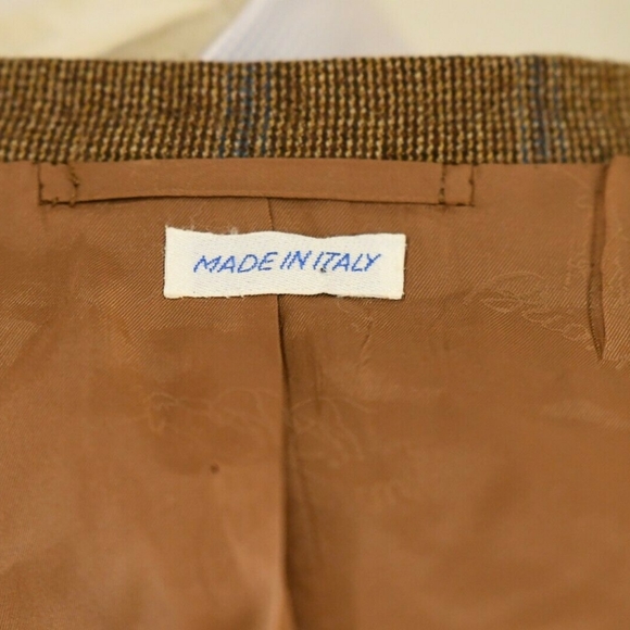 Brioni Triano Handmade Windowpane 3/2 Blazer 44L - Picture 3 of 8